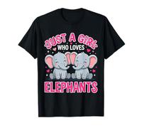 Juste Une Fille Qui Aime Les éléphants, Joli Duo T-Shirt