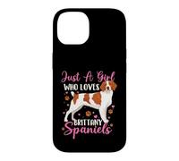 Juste Une Fille Qui Aime Les épagneuls bretons - American Brittany Coque pour iPhone 14