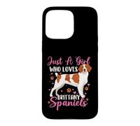 Juste Une Fille Qui Aime Les épagneuls bretons - American Brittany Coque pour iPhone 15 Pro Max