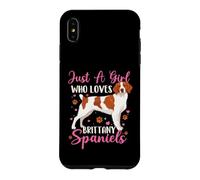 Juste Une Fille Qui Aime Les épagneuls bretons - American Brittany Coque pour iPhone XS Max