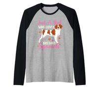 Juste Une Fille Qui Aime Les épagneuls bretons - American Brittany Manche Raglan