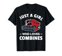 Juste Une Fille Qui Aime Les moissonneuses-batteuses, Les fermières agricoles T-Shirt