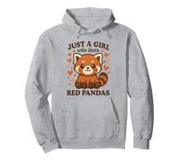Juste Une Fille Qui Aime Les Pandas Rouges Sweat à Capuche