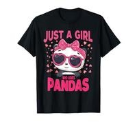 Juste Une Fille Qui Aime Les Pandas, Une Mignonne Amoureuse des bébés Pandas T-Shirt