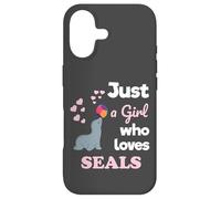 Juste Une Fille Qui Aime Les phoques Girls Seal Coque pour iPhone 17
