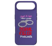 Juste Une Fille Qui Aime Les podcasts sur Les tueurs en série True Crimes Coque pour iPhone Air