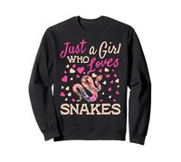 Juste Une Fille Qui Aime Les Serpents, Les Filles et Les Femmes Sweatshirt