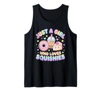 Juste Une Fille Qui Aime Les Squishies T-Shirt Squish Girl Débardeur