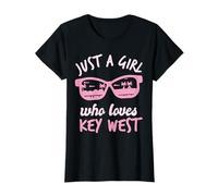 Juste Une Fille Qui Aime Les Vacances à Key West, en Floride, dans Le Complexe hôtelier T-Shirt