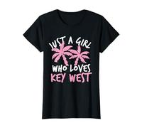 Juste Une Fille Qui Aime Les Vacances à Key West, en Floride T-Shirt