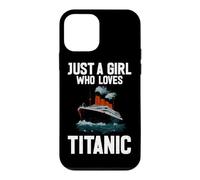 Juste Une Fille Qui Aime l'histoire du Titanic RMS Titanic Coque pour iPhone 12 Mini