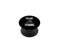 Juste Une Fille Qui Aime l'histoire du Titanic RMS Titanic PopSockets PopGrip Adhésif