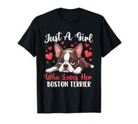 Juste Une Fille Qui Aime Son Boston Terrier - Dog Mom T-Shirt