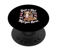 Juste Une Fille Qui Aime Son Cheval Morgan PopSockets PopGrip Adhésif