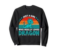 Juste Une Fille Qui Aime Vraiment Dragon Sweatshirt