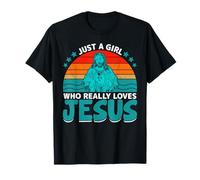 Juste Une Fille Qui Aime Vraiment Jésus T-Shirt