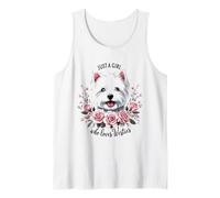 Juste une fille qui aime Westies Westie Lover Girls Women Débardeur