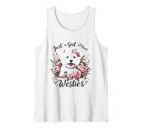 Juste une fille qui aime Westies Westie Lover Girls Women Débardeur