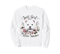 Juste Une Fille Qui Aime Westies Westie Lover Girls Women Sweatshirt