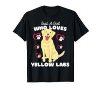 Juste Une Fille Qui Aime Yellow Labs - Cute Yellow Lab Kids T-Shirt
