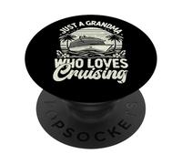 Juste Une Grand-mère Qui Aime la croisière PopSockets PopGrip Adhésif