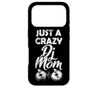 Juste Une Maman DJ Folle Mère Disc-Jockey Coque pour iPhone 17 Pro