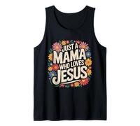 Juste Une Maman Qui Aime la Fleur de Jésus Débardeur