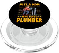 Juste Une Maman Qui Aime Les plombiers PopSockets PopGrip pour MagSafe