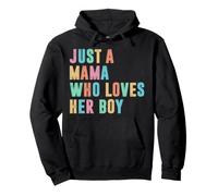 Juste Une Maman Qui Aime Son garçon, Maman, mère, Fils, fête des mères Sweat à Capuche