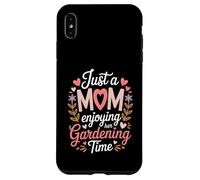 Juste Une Maman Qui Profite de Son Temps de Jardinage dans Son Jardin Coque pour iPhone XS Max