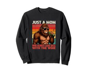 Juste Une Maman Qui revenait Toujours avec Le vin Sweatshirt
