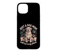Juste Une mère de Chien avec trop de Plantes Coque pour iPhone 15 Plus