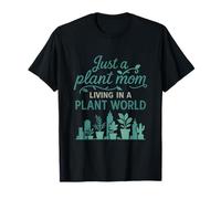 Juste une mère végétale dans un graphique de la ligne d'horizon d'un monde végétal T-Shirt