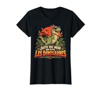 Juste Une Meuf Qui Kiffe Les Dinosaures T-Rex Fille T-Shirt