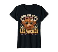 Juste Une Meuf Qui Kiffe Les Vaches Highland T-Shirt