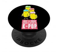 Juste Une Nana Qui Aime Les Jolies Femmes K-Pop Kpop Chicken Girls PopSockets PopGrip Adhésif