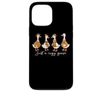 Juste une oie confortable dans un style tendance d'automne Coque pour iPhone 13 Pro Max