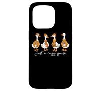 Juste une oie confortable dans un style tendance d'automne Coque pour iPhone 15 Pro