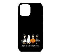 Juste Une oie effrayante Halloween Une oie Stupide Halloween drôle Coque pour iPhone 12 Pro Max