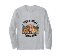 Juste Une Petite Vache Dramatique des Highlands, Une génisse drôle Manche Longue