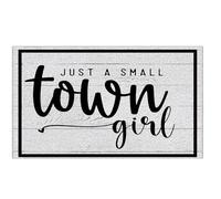 Juste Une Petite Ville Tapis De Porte Durable Paillasson Imperméable Tapis De Bain pour Cuisine Douche Accessoires Maison 40 X 60Cm