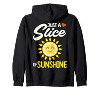 Juste Une Tranche de Soleil Happy Lemon Sun Sweat à Capuche