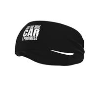 Juste Une Voiture de Plus, Je Te Le promets. Bandeau Unisexe Extensible et Tendance pour Le Sport, idéal pour la Course à Pied, Le Yoga et la Salle de Sport.
