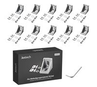 Justech 10pcs 3030 Joint à Angle Droit Support de Fixation d'Angle Forme L Angle de 90 Degrés en Aluminium avec Vis pour Porte Fenêtre Meuble-35x35x28mm