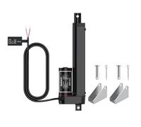 Justech Actionneur Linéaire 1000N 150mm, Moteur d’actionneur Linéaire 12V, étanche IP65, Alliage d’aluminium pour Porte de Poulailler électrique, Table de Bureau élévatrice