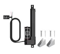 Justech Actionneur Linéaire 12V, Moteur d’actionneur Linéaire 2000N 150mm, étanche IP54, Alliage d’aluminium d’équipement Médical, Ligne de Production, Table élévatrice, Canapé