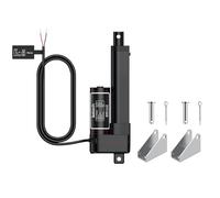 Justech Actionneurs à Mouvement Linéaire 3000N 100mm 12V DC Actionneur Linéaire Alliage d’Aluminium IP65 10mm/s Inférieur à 50db pour Hôpitaux Massage Electronique Automatisation