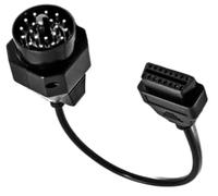 Justech Câble Adaptateur OBD1 vers OBD2 20 Broches - Connecteur Universel de Diagnostic Automobile Outils de Diagnostic pour BMW E36, E38, E39, E46, E53, X5, Z3