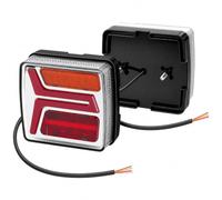 Justech Feux Arrière LED pour Remorque 2PCS 12V/24V 35 LED | Haute luminosité