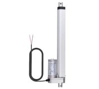 Justech Moteur à Actionneur Linéaire Heavy Duty 160lbs 250mm DC 12V Actionneurs à Mouvement Linéaire pour Ouvreur de Porte Électrique Voiture Automatique RV Machines Agricoles Industrielles Cargaison